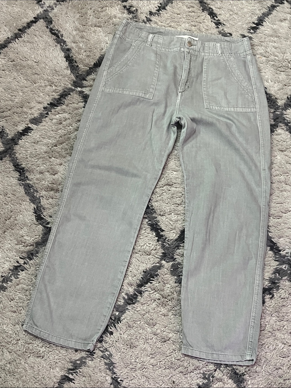 Joe’s Jeans The Honor High Rise Vintage Straight Lyocell Blend Gray Jeans 29 - Picture 2 of 12